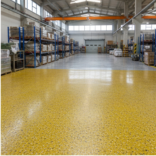 Sistema epoxi con cuarzo color antideslizante