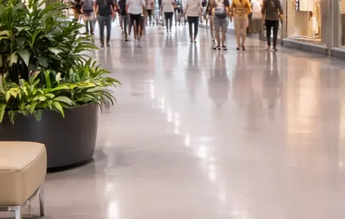 Suelo epoxi centros comerciales