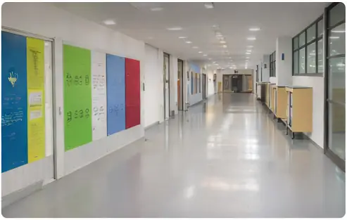 Suelo epoxi centros educativos