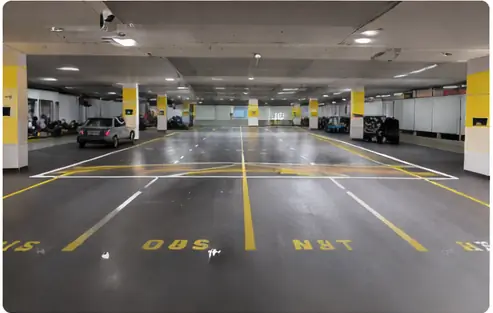 Suelo epoxi parkings